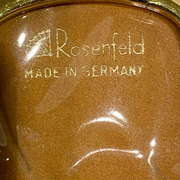 Vintage Leather Grooming Kit with gold tool / manicure kit made in Germany - Picture 9 of 14